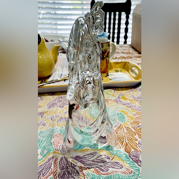 Vintage Princess House Crystal Angel Candle Holder. Made in France. Great condit - Picture 5 of 12
